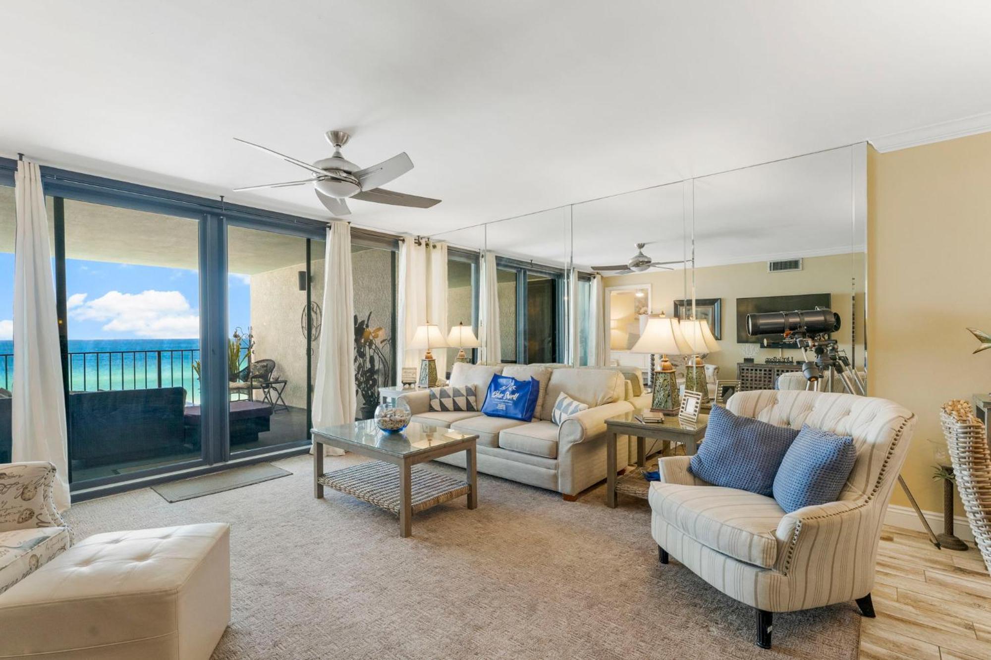 Stunning 2/2 Designer Condo W Coastal Appeal Right On The Gulf! Panama City Beach Extérieur photo