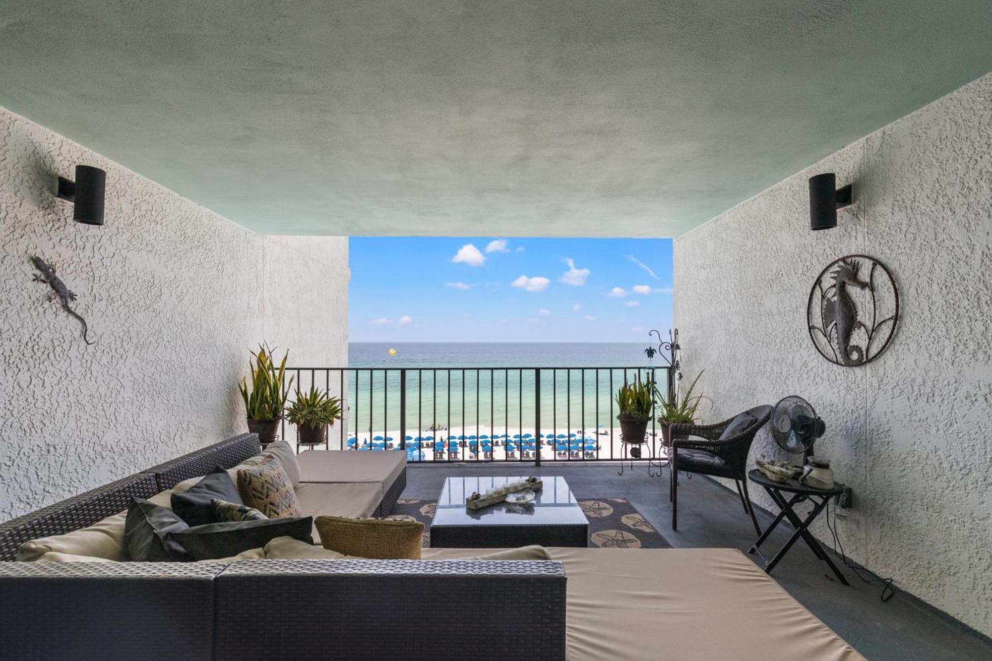 Stunning 2/2 Designer Condo W Coastal Appeal Right On The Gulf! Panama City Beach Extérieur photo