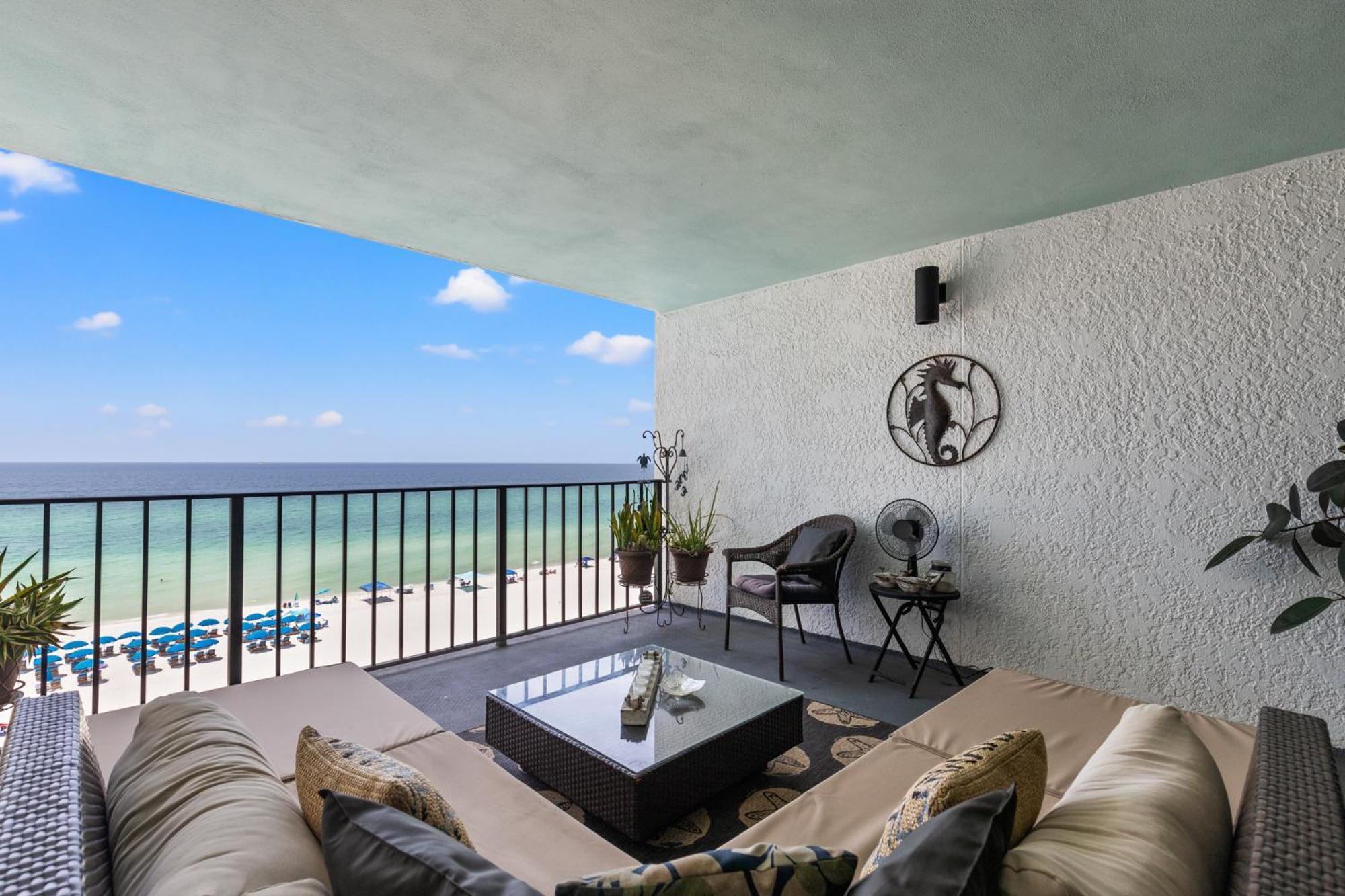 Stunning 2/2 Designer Condo W Coastal Appeal Right On The Gulf! Panama City Beach Extérieur photo